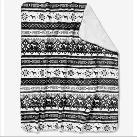 PINK Victoria's Secret Other - PINK VS Limited Edition sherpa blanket NIP